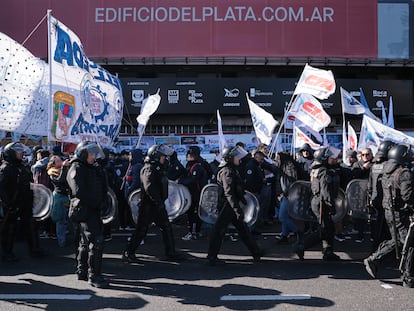 Protestas este miércoles en Buenos Aires, de más de 115 gremios agrupados.