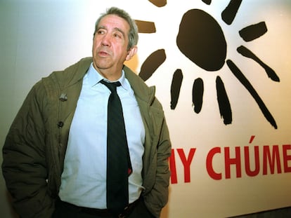 Chumy Chúmez, en una fotografía tomada en San Sebastián en 1999.