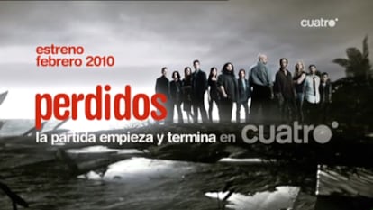 Fotograma del anuncio de la última temporada de <i>Lost</i>, en Cuatro