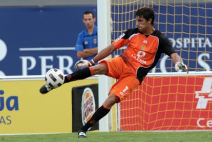 El argentino Mariano Barbosa, portero de Las Palmas.