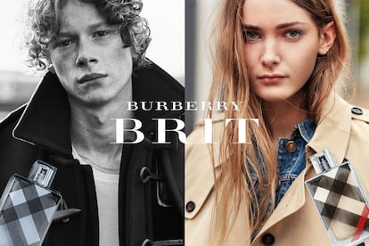 Fotografías de Brooklyn Bekcham para la campaña de los perfumes Brit de Burberry.