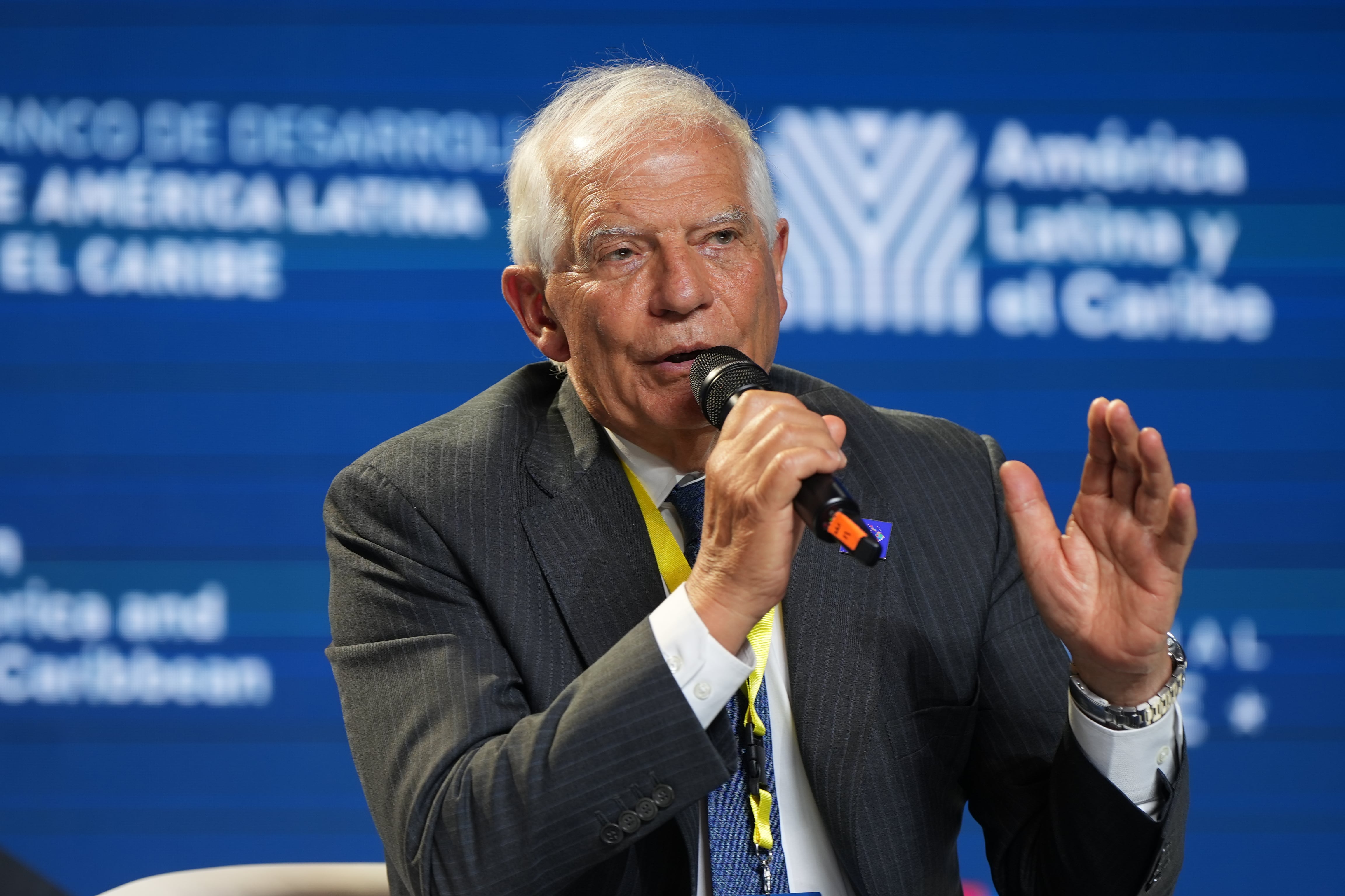 Josep Borrell, en Panamá, este miércoles.