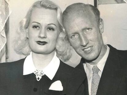 Edith Rogers and Harold E. Dahl were reunited in New York on March 17, 1940.