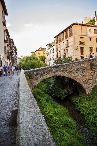 La ribera del Darro.