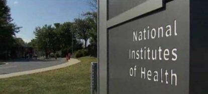 Entrada a los Insitutos Nacionales de Salud en Bethesda, Maryland.
