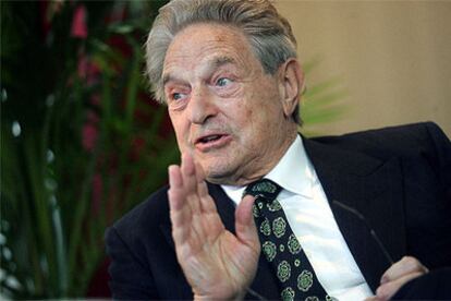 George Soros, durante su estancia esta semana en España.