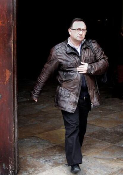Marc Llinares, tras declarar el pasado marzo en el TSJ valenciano.
