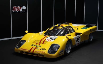 Ferrari 512M de Josep Maria Juncadella, de la Escudería Montjuïc, con el que corrieron entre otras muchas carreras las de Daytona y Le Mans.