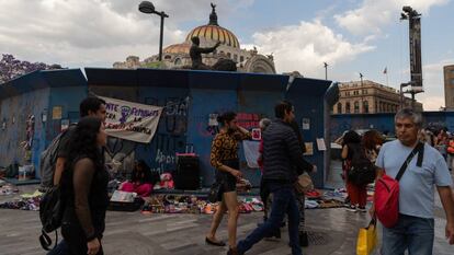 Ciudad de México se blinda para el 8M, en imágenes