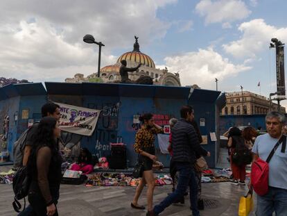 Ciudad de México se blinda para el 8M, en imágenes