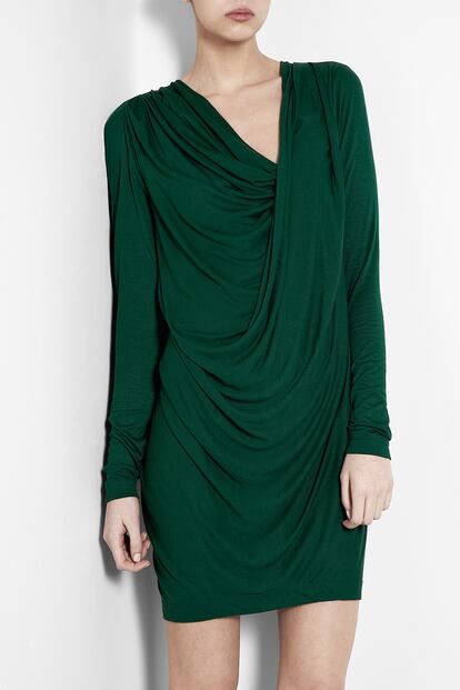 Este jersey dress en verde jade es de Malene Birger y cuesta 147 euros 