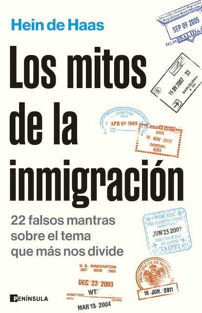 Portada de 'Los mitos de la inmigración', Hein de Haas