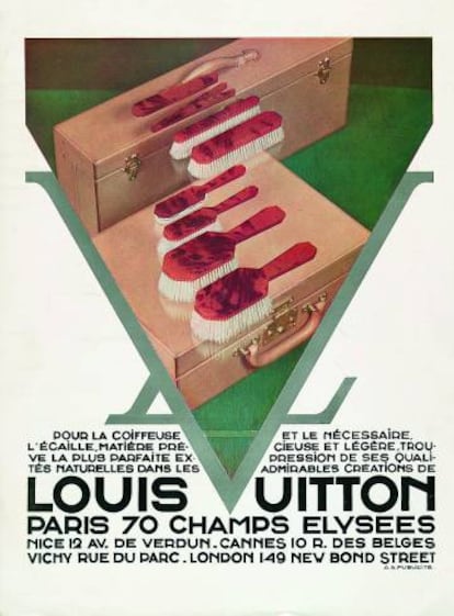Gran parte del lujo de nuestro tiempo viene de la Restauración de la monarquía en Francia. En la imagen, el lujo en su versión moderna: anuncio ‘art déco’ de Louis Vuitton (1929).