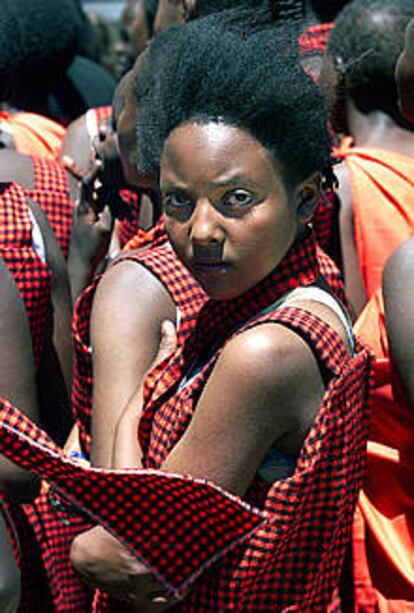 Niña masai en una casa de acogida para menores huidas de la ablación.