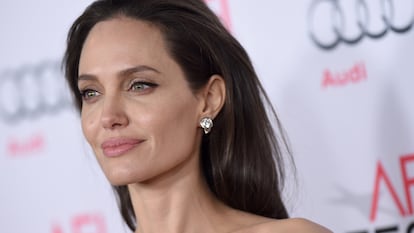 Angelina Jolie en un photocall.