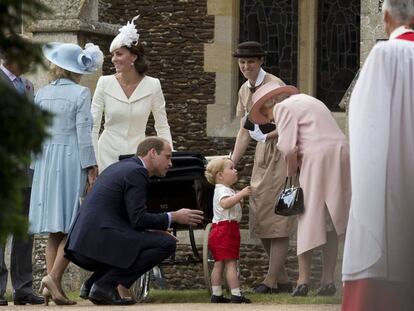 Spanish nanny María Teresa Turrión with the Duke and Duchess of Cambridge.