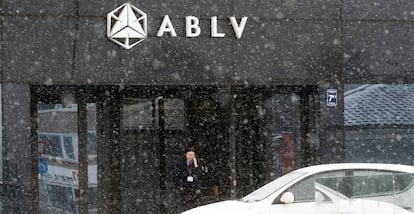 Oficina principal de ABLV en Riga (Letonia), el pasado d&iacute;a 18.