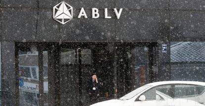 Oficina principal de ABLV en Riga (Letonia), el pasado d&iacute;a 18.