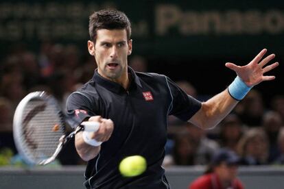 Djokovic, ante Ferrer en París