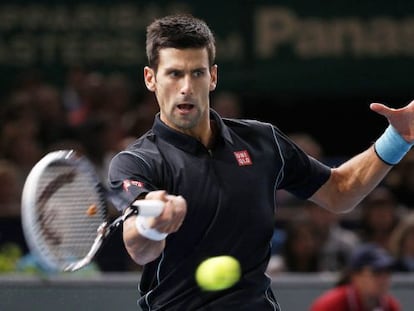 Djokovic, ante Ferrer en París