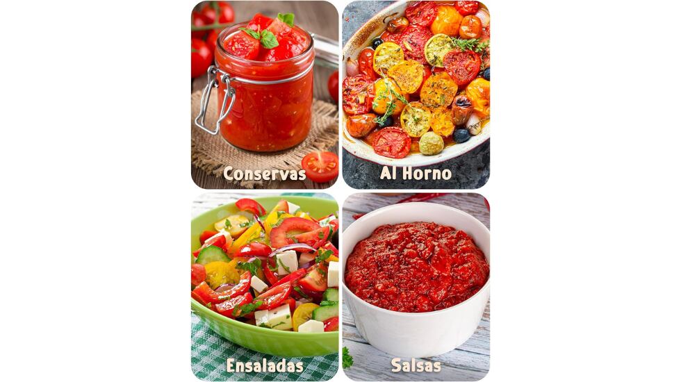 Los tomates son un ingrediente versátil que sirve para preparaciones variadas.