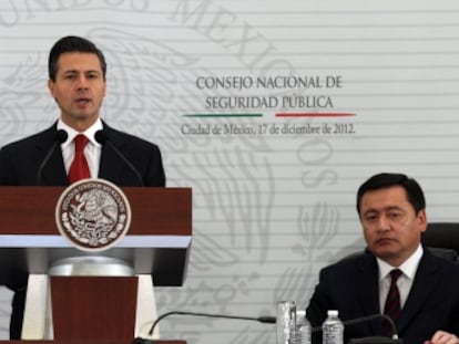 Enrique Pe&ntilde;a Nieto, este lunes en el Consejo de Seguridad.