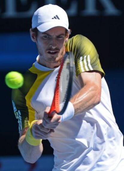 Murray, durante el partido ante Haase.