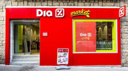 Uno de los supermercados Dia en Madrid.