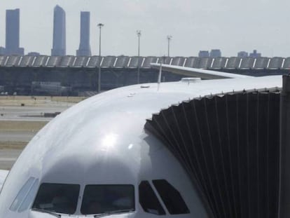 Aeropuerto de Madrid-Barajas.