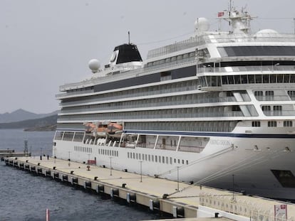 El buque Viking Orion en un puerto de Noruega en 2018