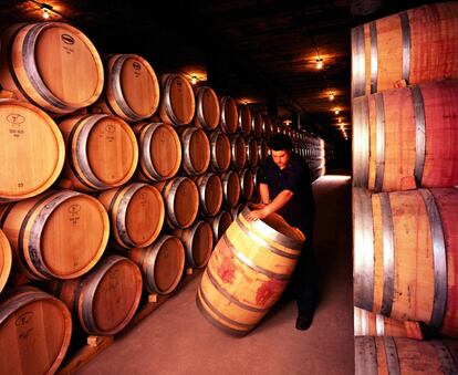 Botes de la bodega Perelada, a Girona.