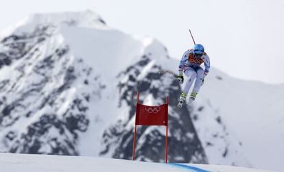 Matthias Mayer, durante la final de descenso.