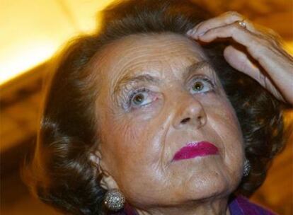 Liliane Bettencourt, hija del fundador y heredera de L&#39;Oréal, en 2002 en París.