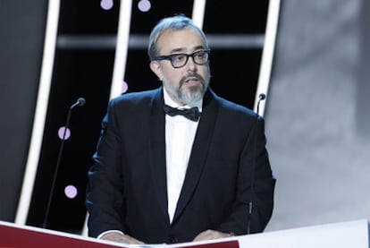 Alex de la Iglesia, en febrero en la gala de los Goya.