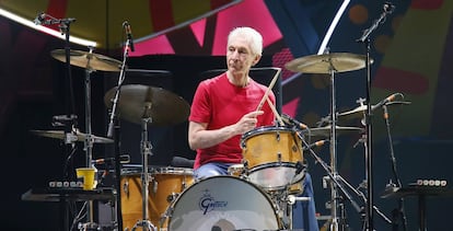 Charlie Watts En Santiago de Chile en 2016.