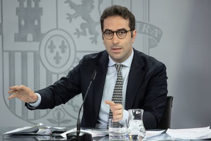 El ministro de Economía, Comercio y Empresa, Carlos Cuerpo.