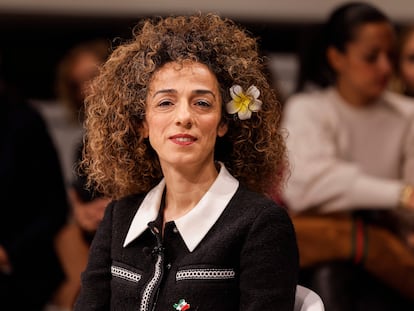 Iranian journalist and activist Masih Alinejad in Munich; February 18, 2023.