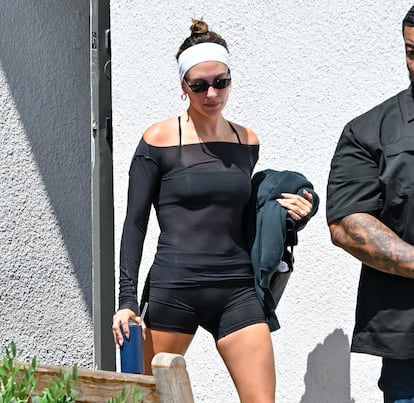 Hailey Bieber en Los Ángeles el pasado 23 de julio.