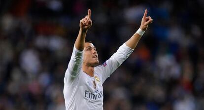 Cristiano Ronaldo, el 15 de Septiembre en el estadio Santiago Bernabéu.