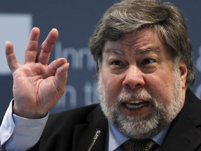 Steve Wozniak en una conferencia en 2011.