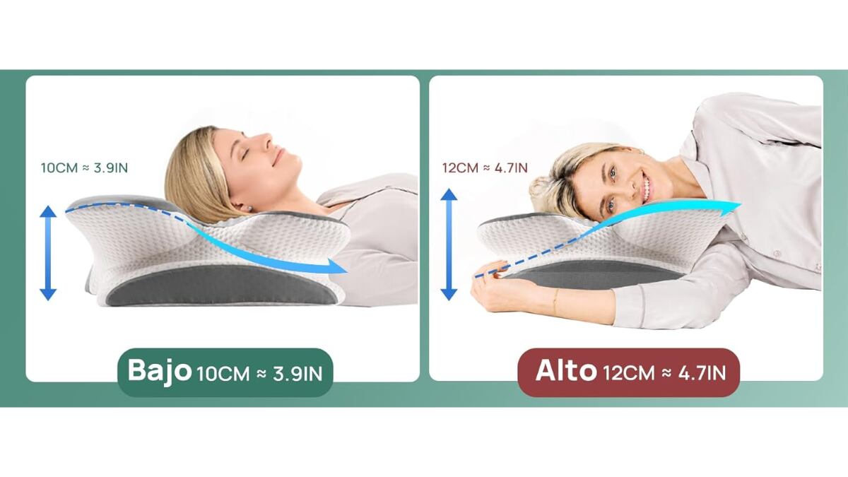 Sus dos alturas favorecen un mejor descanso.