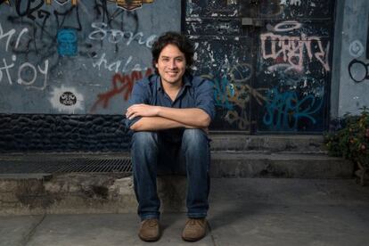 Jeremías Gamboa, en el barrio limeño donde vive.