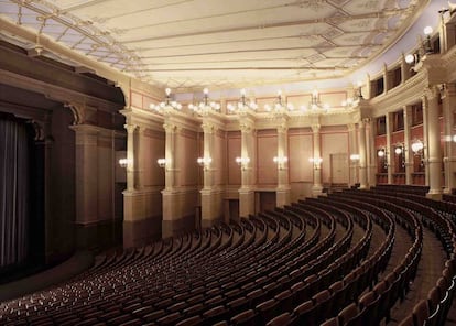 Interior del teatro Festspielhaus, donde se celebra el Festival Richard Wagner de Bayreuth (Alemania).