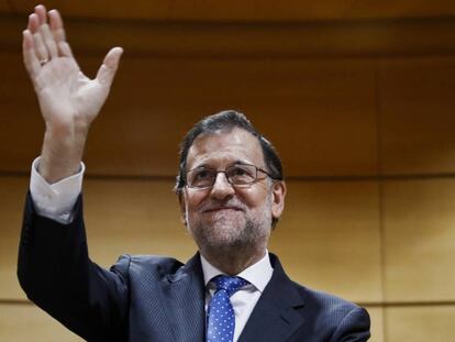 El l&iacute;der del PP y presidente del Gobierno, Mariano Rajoy.