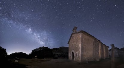 La ermita de la Mare de Déu de Montsant, en la comarca del Priorat.