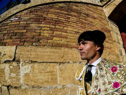 Pablo Aguado, torero debutante en Colmenar Viejo.