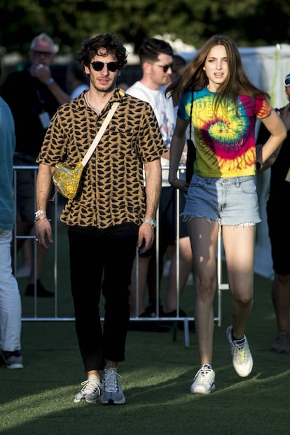 Quim Gutiérrez y Paula Willems, en el festival Mad Cool de Madrid, en julio.