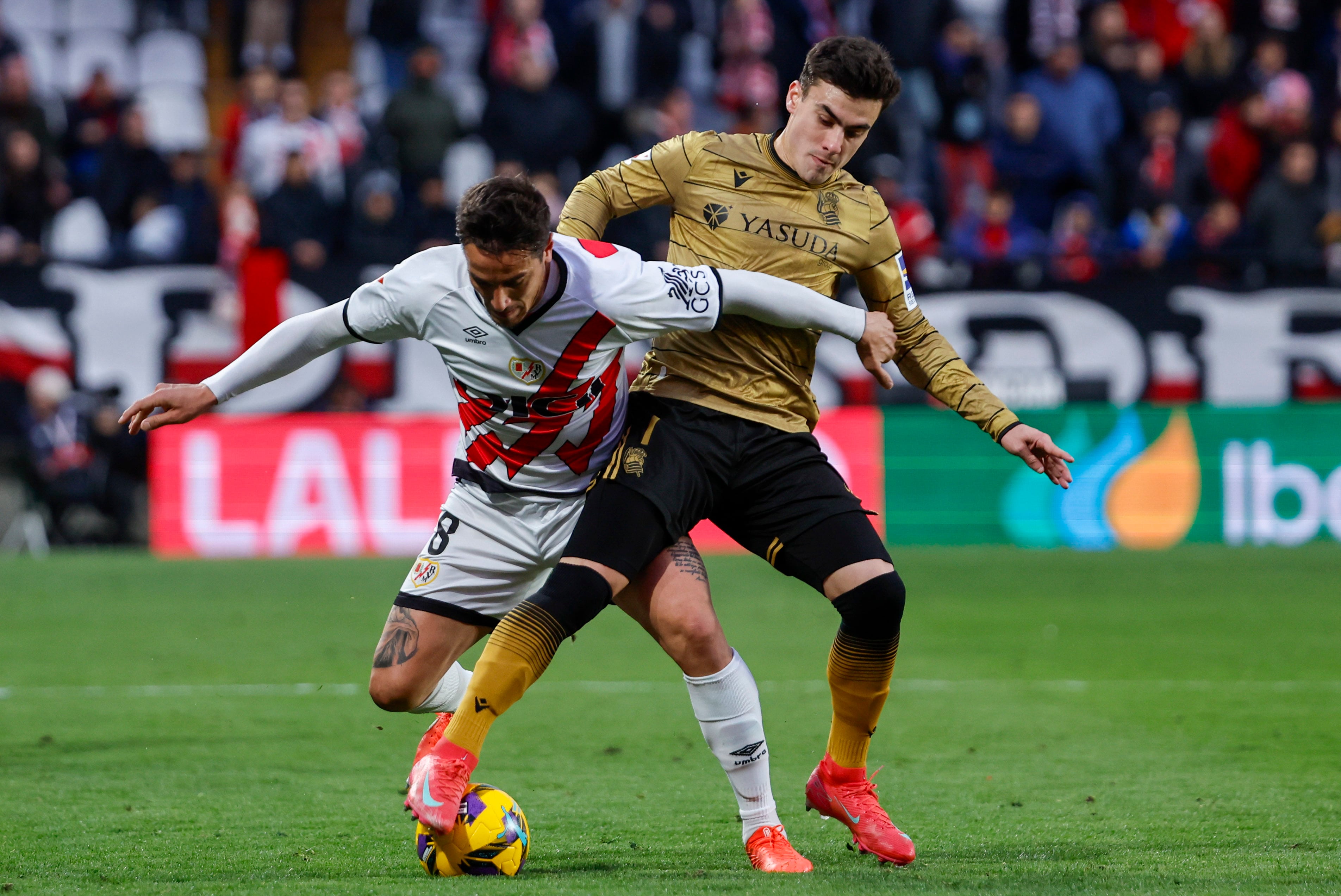 Rayo y Real Sociedad empatan en un partido igualado