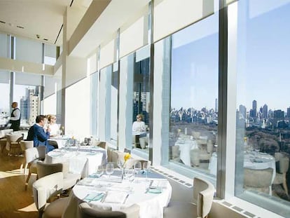 Vistas sobre Manhattan desde el restaurante Asiate, uno de los recomendados por la guía <b><i>Zagat</b></i> en la ciudad estadounidense.
Le Bernadin, el restaurante neoyorquino con mejor valoración en la guía <b><i>Zagat</b></i>.