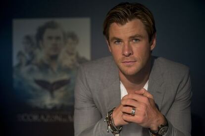 El actor Chris Hemsworth, la semana pasada en Madrid.